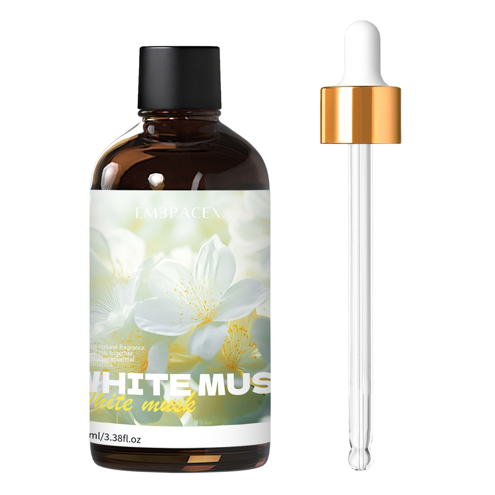 Candle Supplies Essential Oils - 100ml Biały Piżmowy Olejek Naturalny z