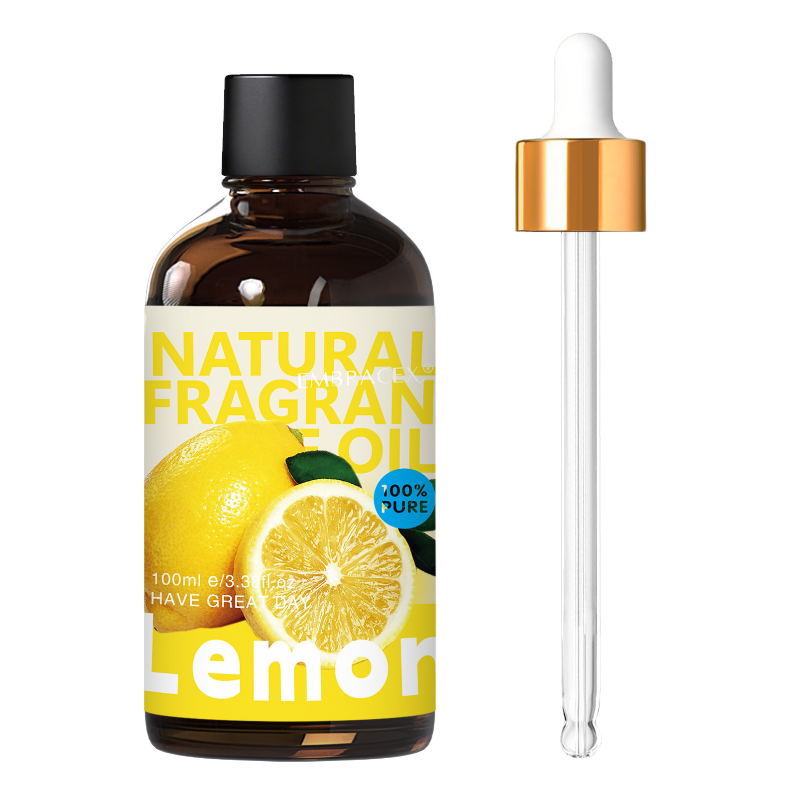Candle Supplies Essential Oils - 100ml Olejek Eteryczny Cytrynowy do Odświeżaczy