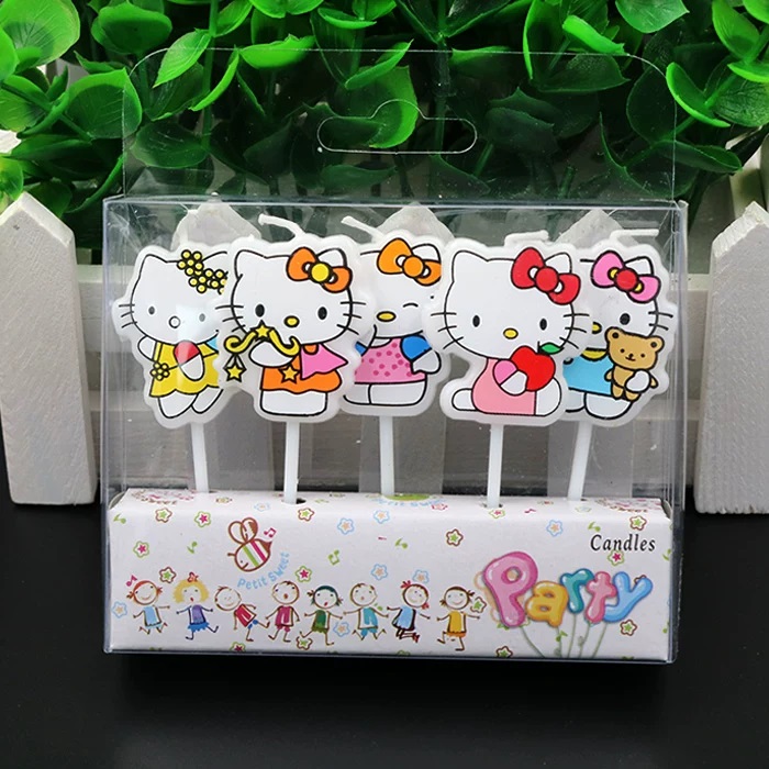 Candle Supplies Kit - 5 szt./zestaw Kawaii HelloKitty Ręcznie Robione