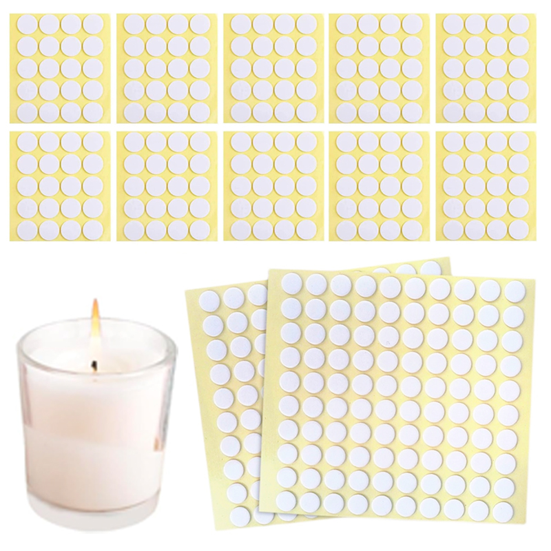 Candle Supplies Kit - 400 sztuk/100 sztuk naklejki na knot