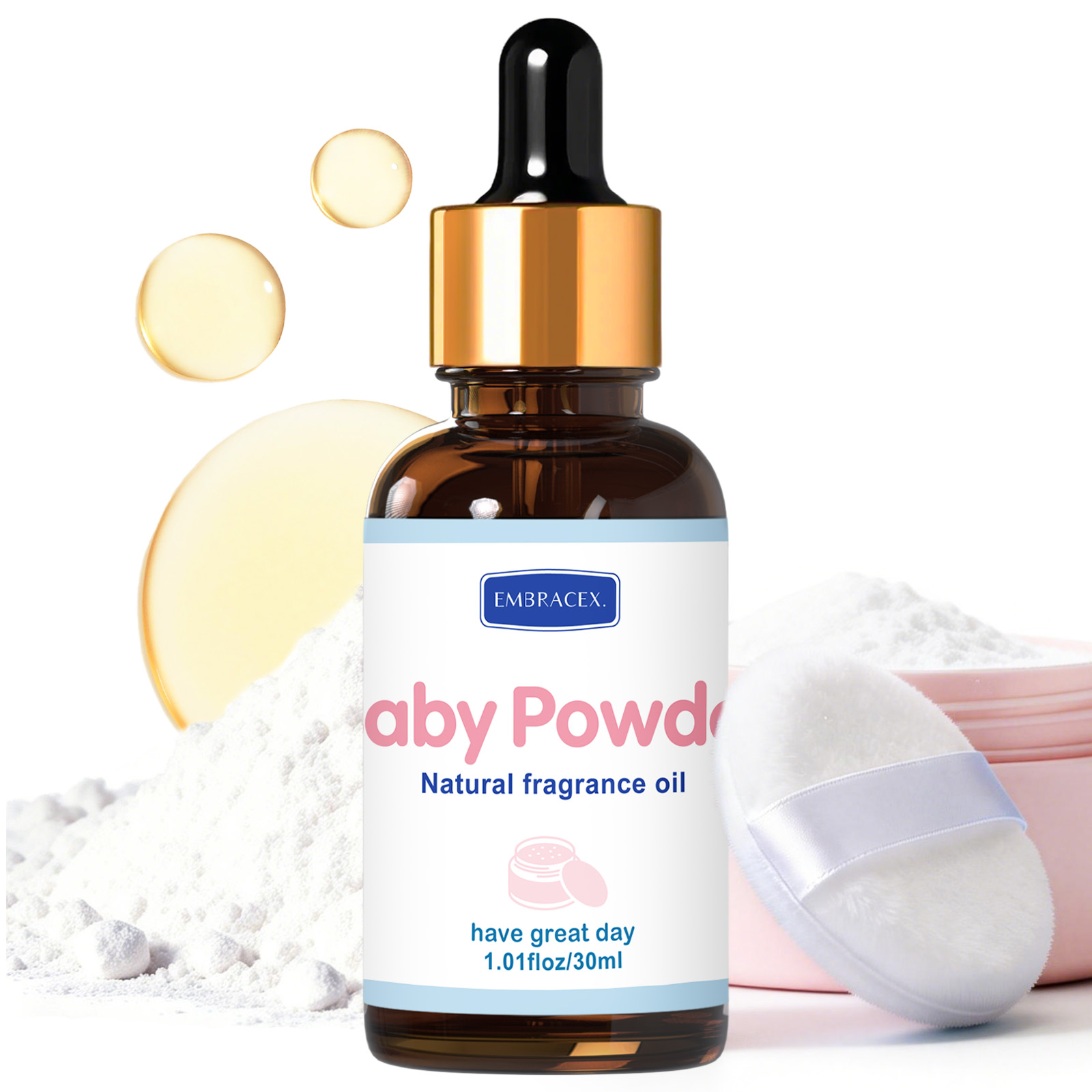 Candle Supplies Essential Oils - 30ml Olejek Eteryczny o Zapachu Pudru