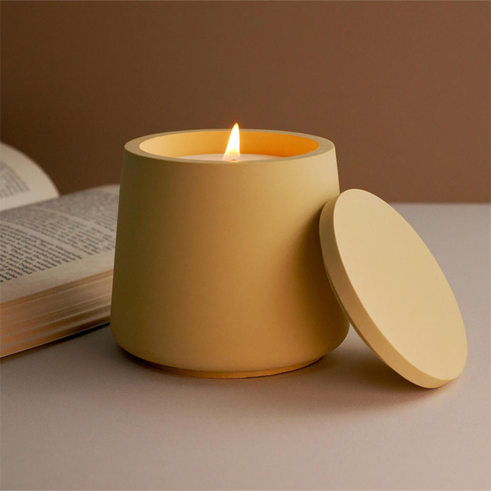 Candle Supplies Jars - Świeca Silikonowa Forma Z Pokrywką DIY