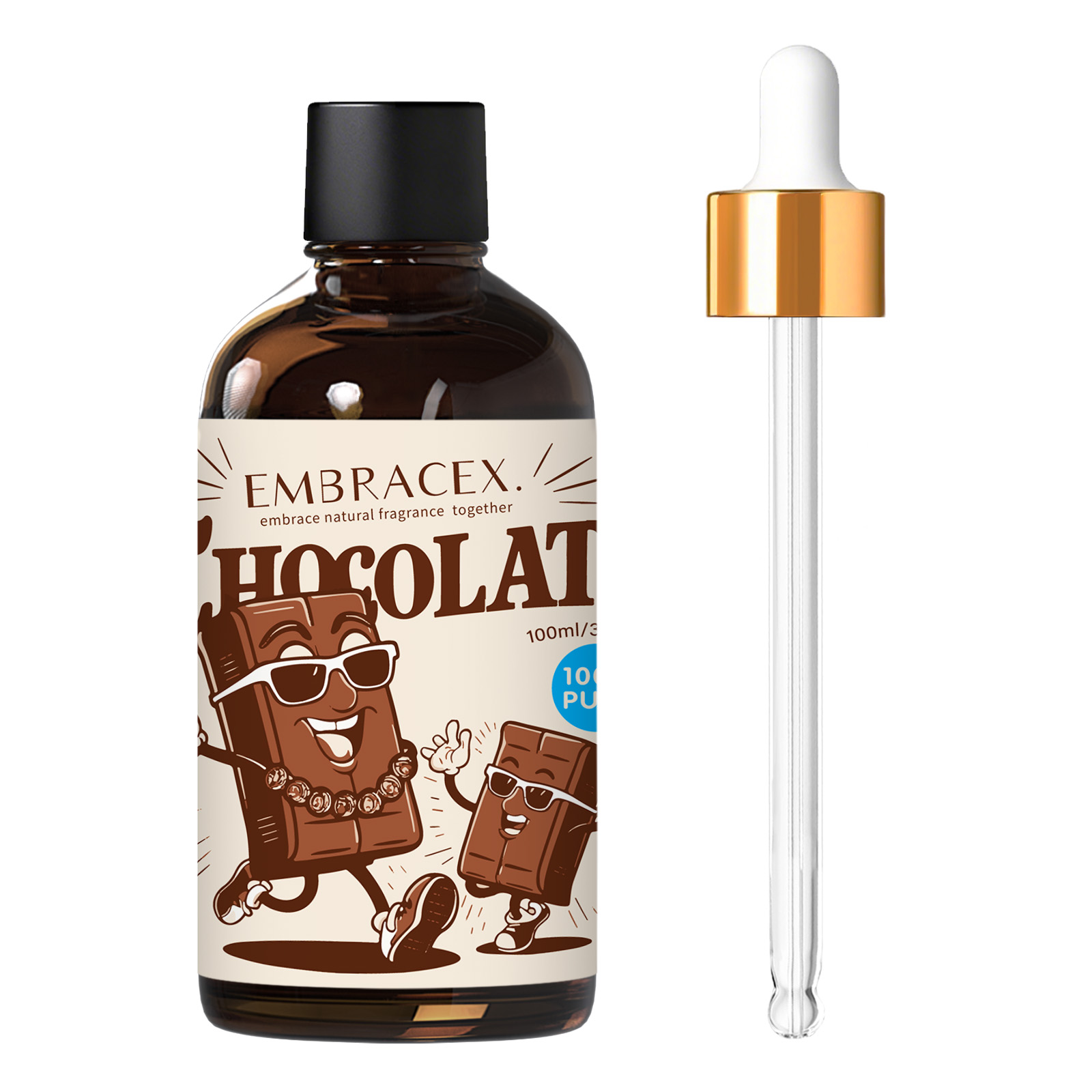Candle Supplies Essential Oils - 100ml Olejek Eteryczny Czekoladowy do Dyfuzorów,