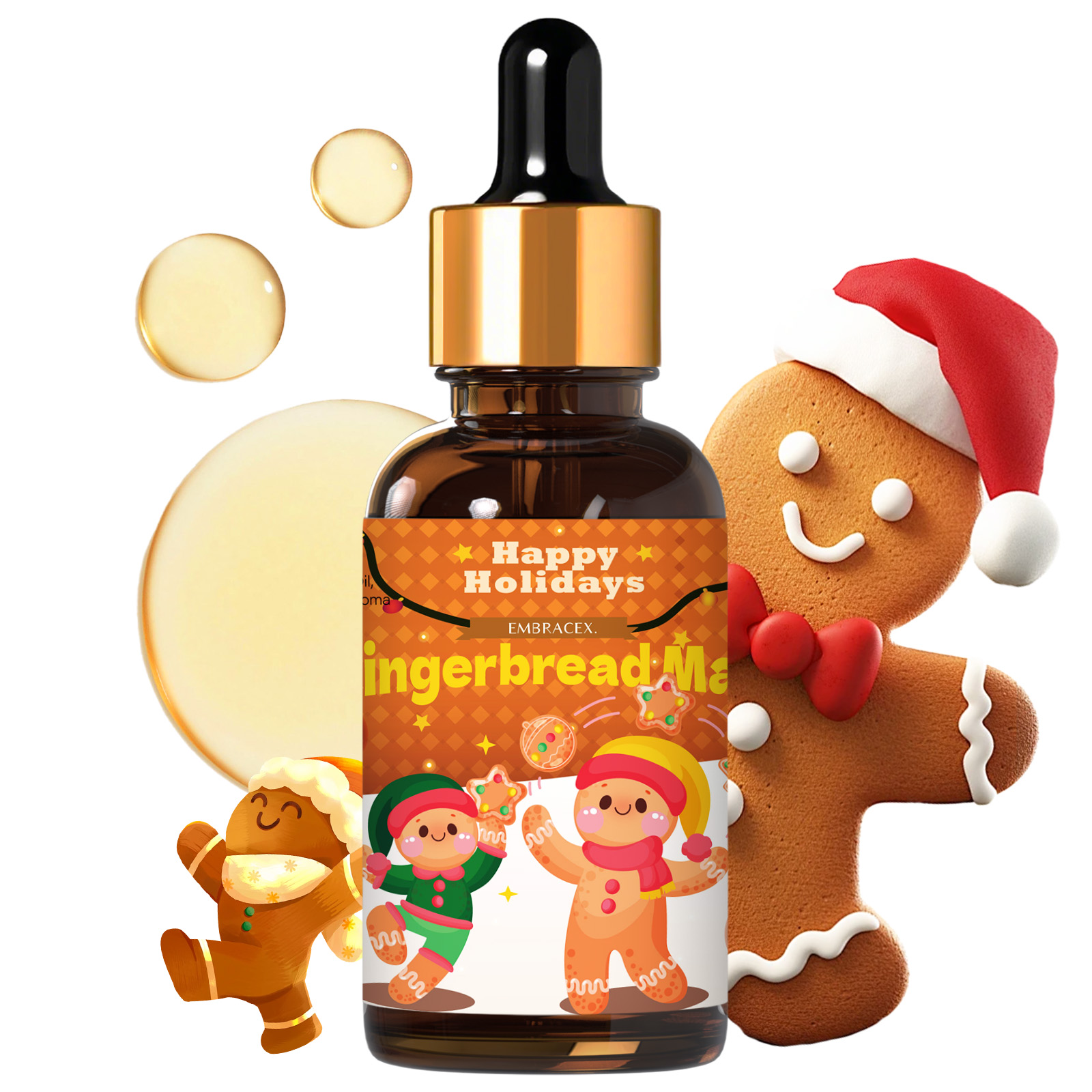 Candle Supplies Essential Oils - 30ml Olejek Eteryczny w Kształcie Piernikowego