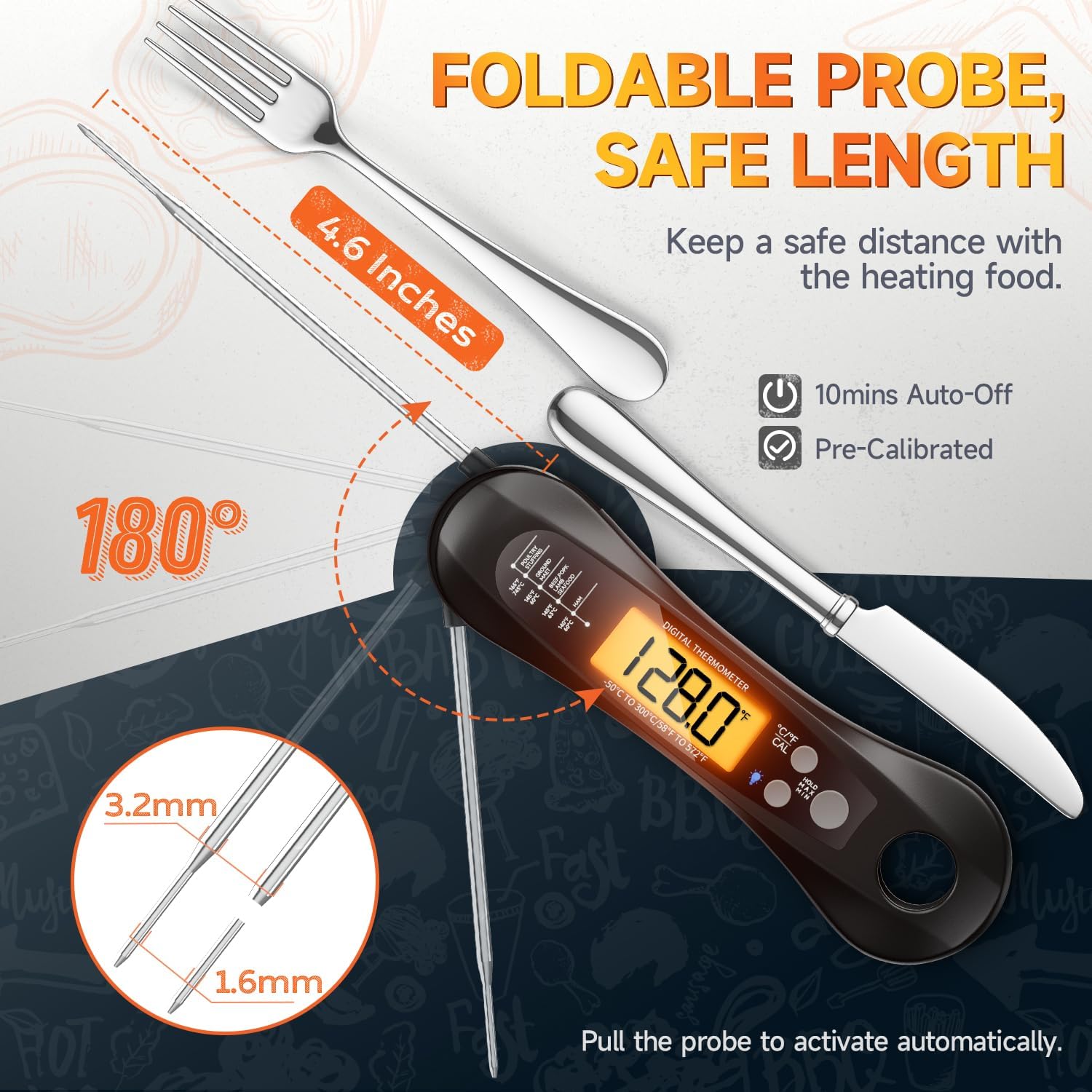 Cyfrowy termometr do mięsa, wo – Digital Thermometer Probe recenzja i cena