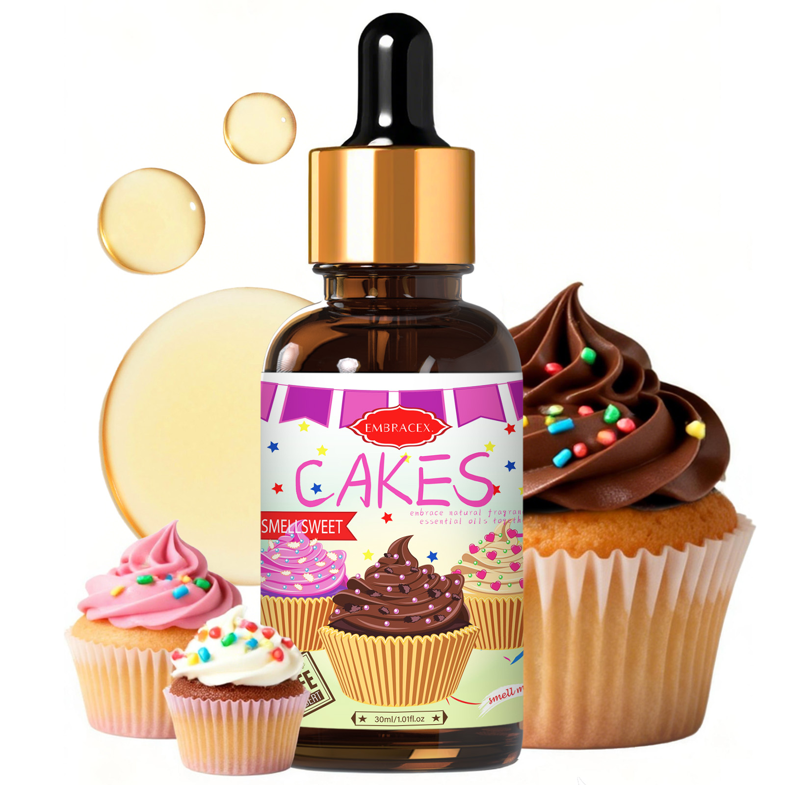 30ml Olejek Eteryczny Cakes, A – Candle Supplies Essential Oils recenzja i cena