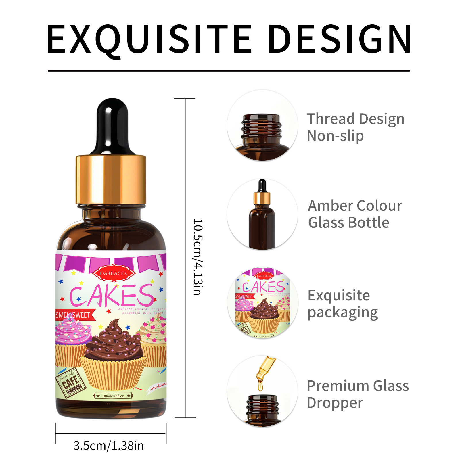 30ml Olejek Eteryczny Cakes, A – Candle Supplies Essential Oils recenzja i cena