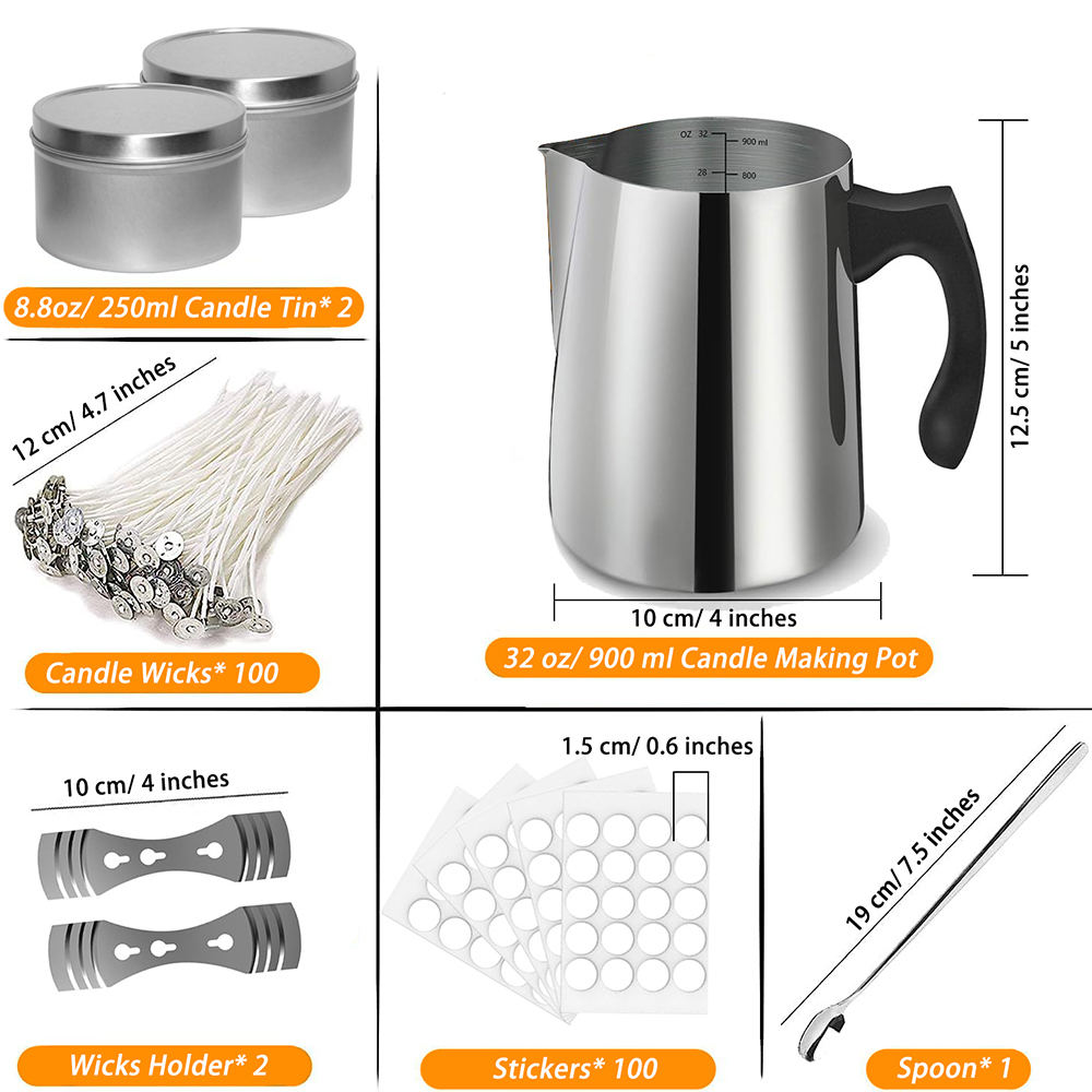 Zestaw startowy do produkcji ś – Candle Supplies Jars recenzja i cena
