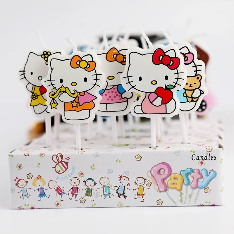 5 szt./zestaw Kawaii HelloKitt – Candle Supplies Kit recenzja i cena