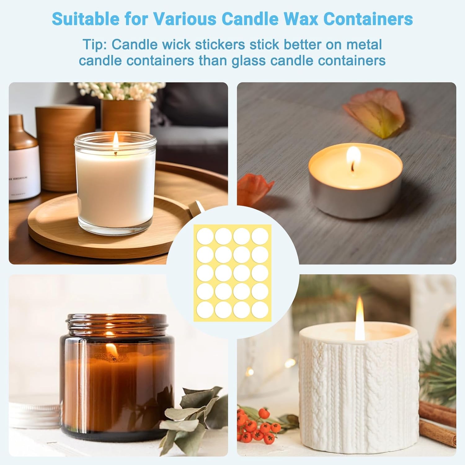 400 sztuk/100 sztuk naklejki n – Candle Supplies Kit recenzja i cena