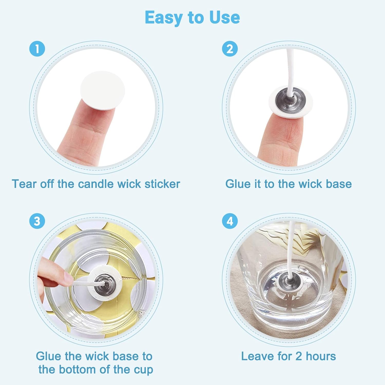 400 sztuk/100 sztuk naklejki n – Candle Supplies Kit recenzja i cena
