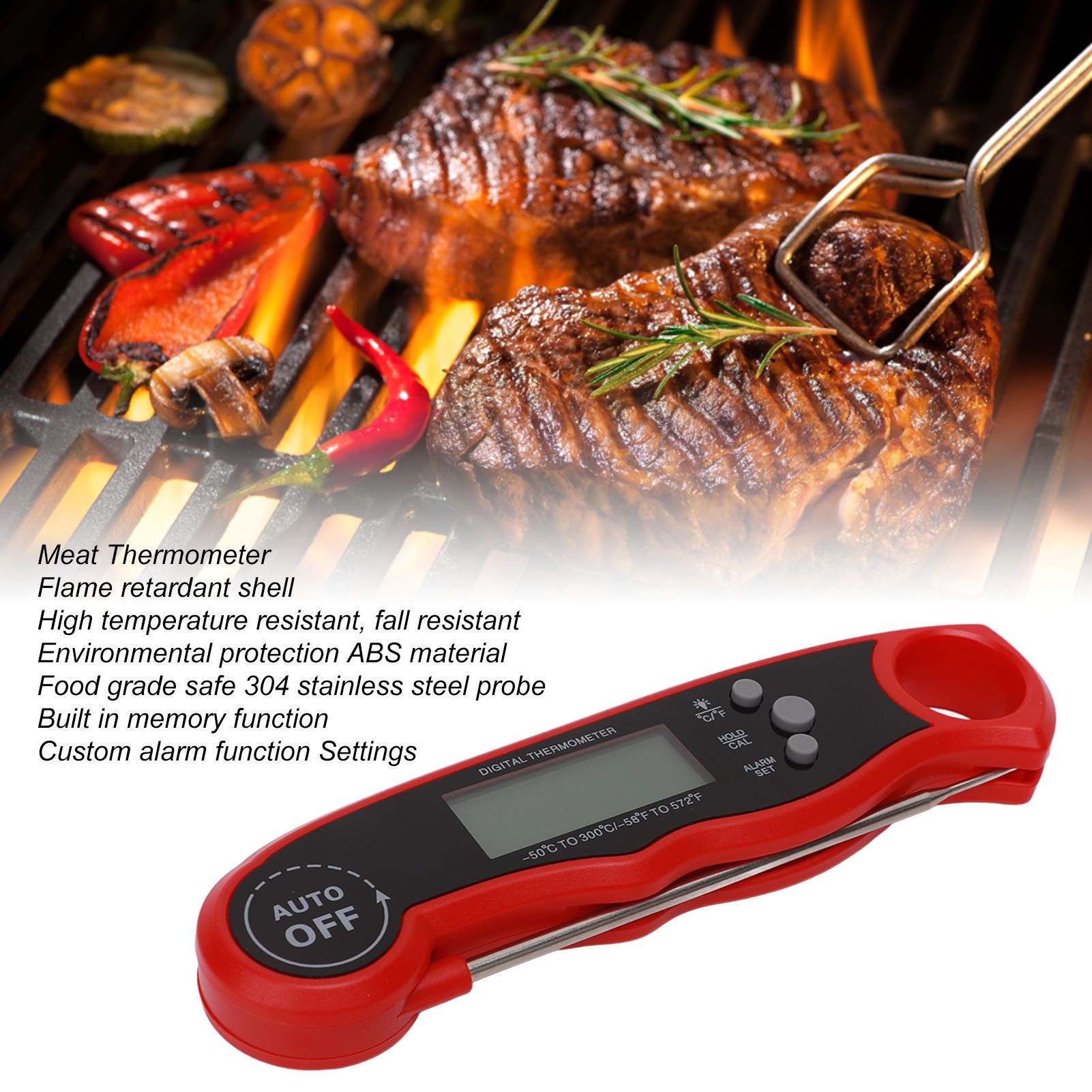 Termometr do mięsa cyfrowy z 2 – Digital Thermometer Probe recenzja i cena
