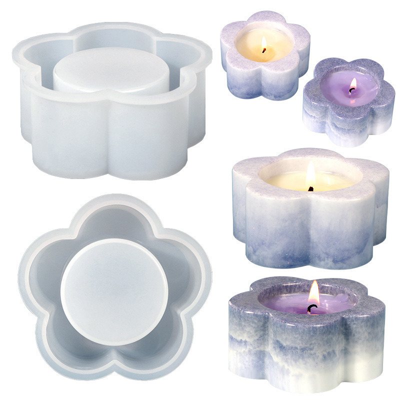 3D w kształcie kwiatu śliwy cy – Candle Supplies Jars recenzja i cena