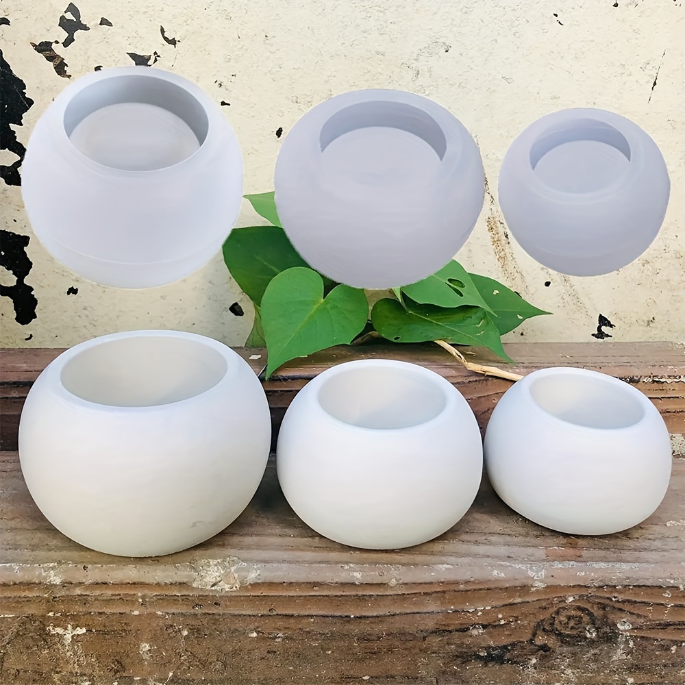 3 szt. - Okrągła silikonowa fo – Candle Supplies Jars recenzja i cena