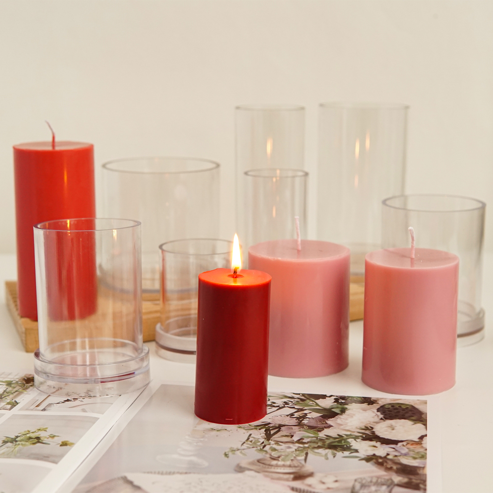 Różne cylindryczne formy do św – Candle Supplies Kit recenzja i cena