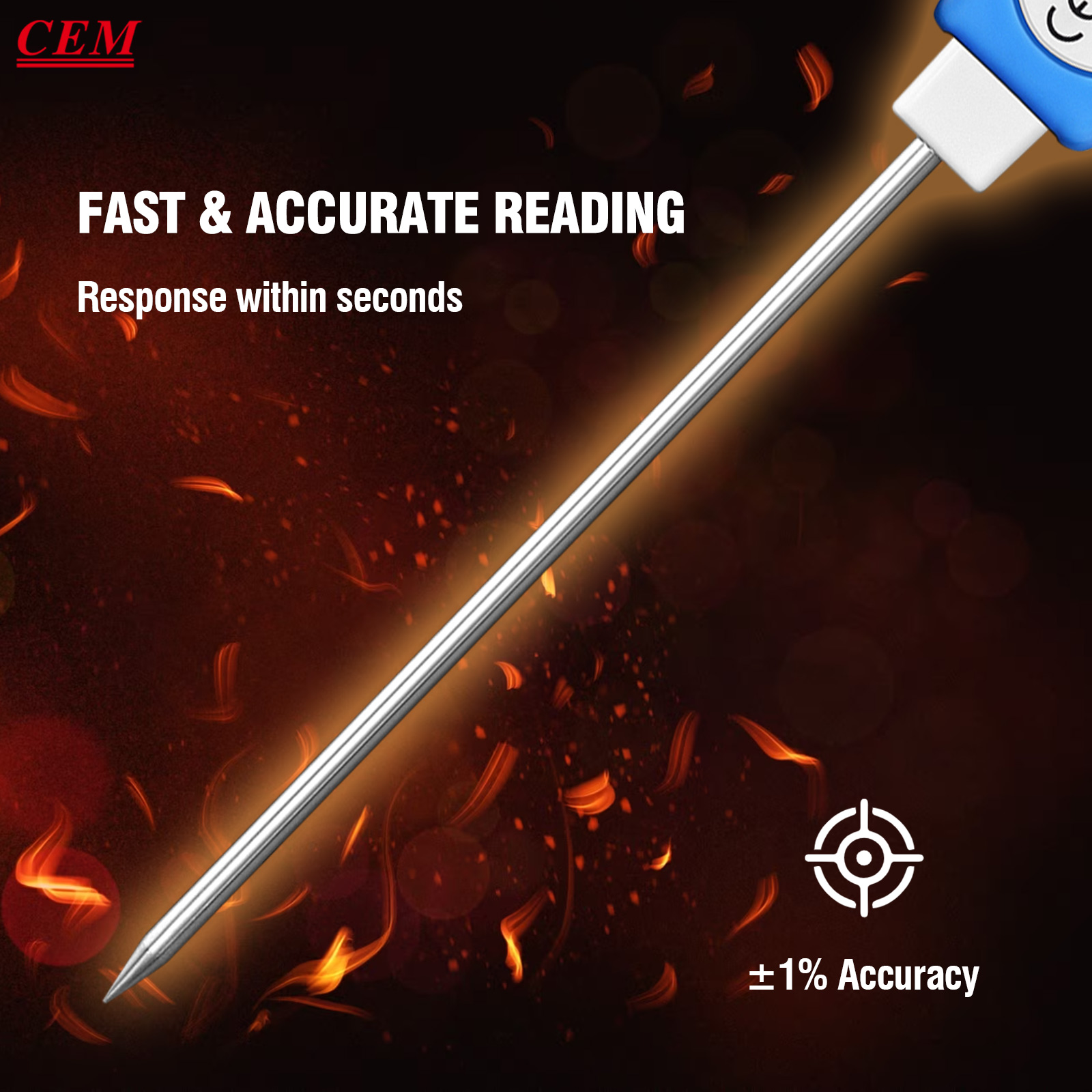Termometr do mięsa CEM, cyfrow – Digital Thermometer Probe recenzja i cena